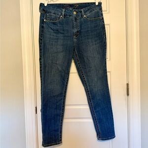 Seven7 Women's High Rise Blue Jeans